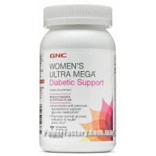 Womens Ultra Mega Diabetic Support 90 капсул